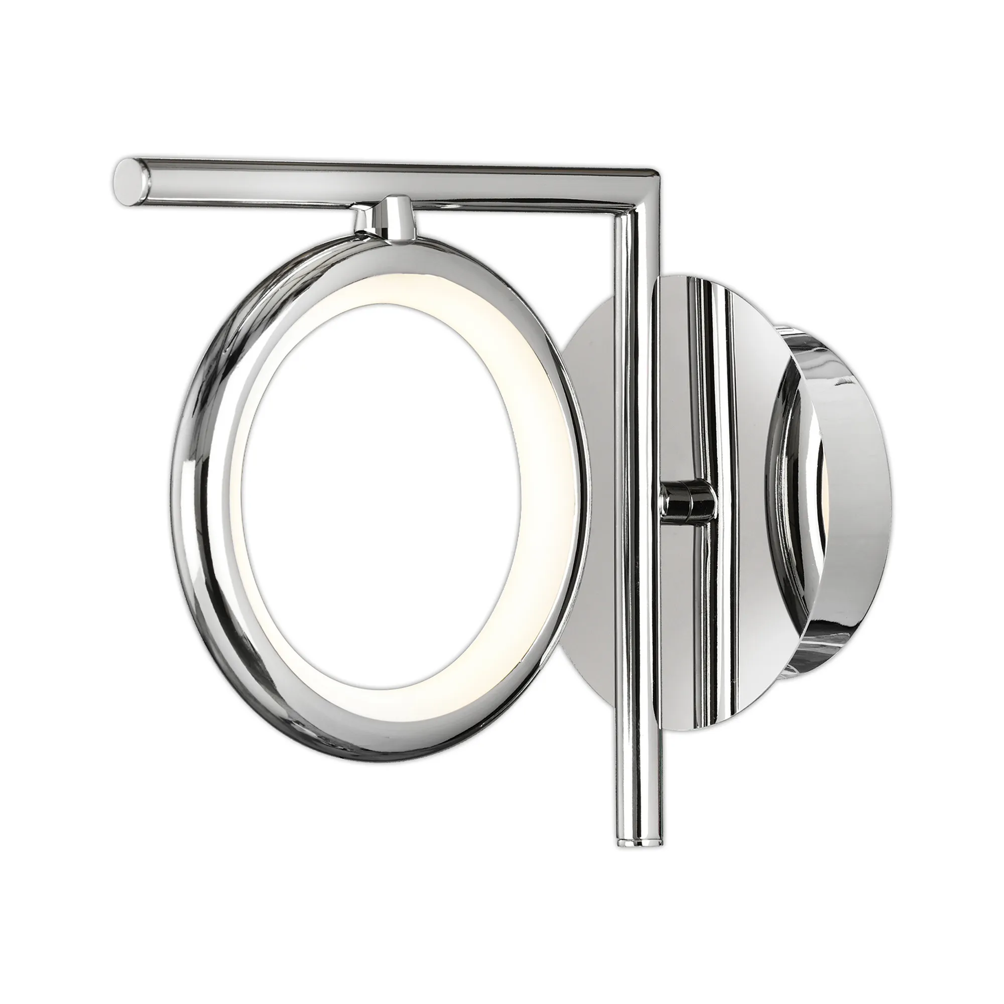 Olimpia Polished Chrome Wall Lights Mantra Armed Wall Lights